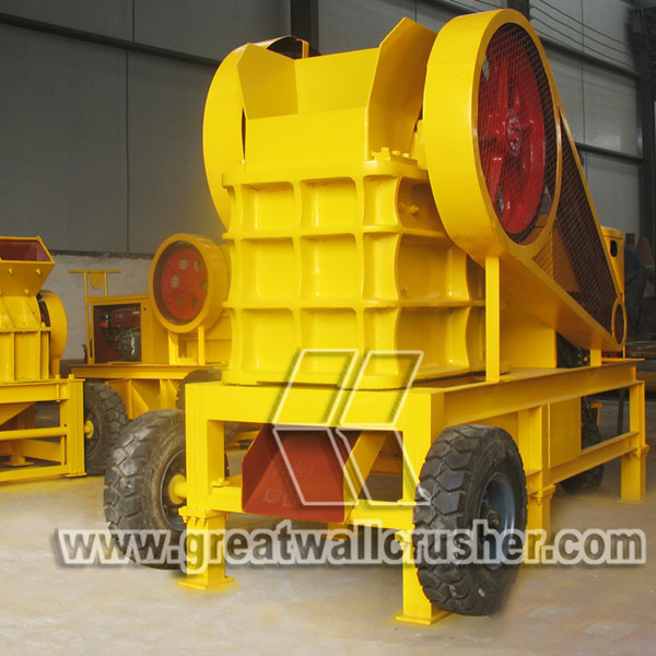 diesel engine jaw crusher for 15 tph granite crushing plant 