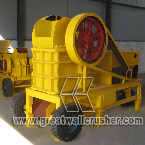 Diesel engine jaw crusher for sale 