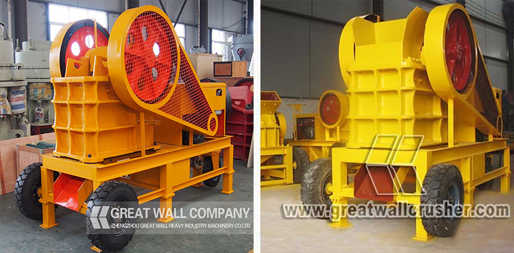 portable diesel engine jaw crusher 250x400 for sale Liberia 